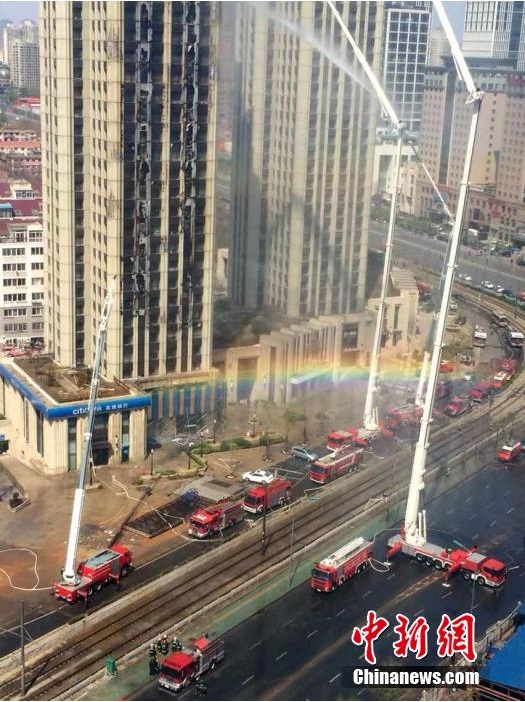 大連億達(dá)杰特高層公寓大火