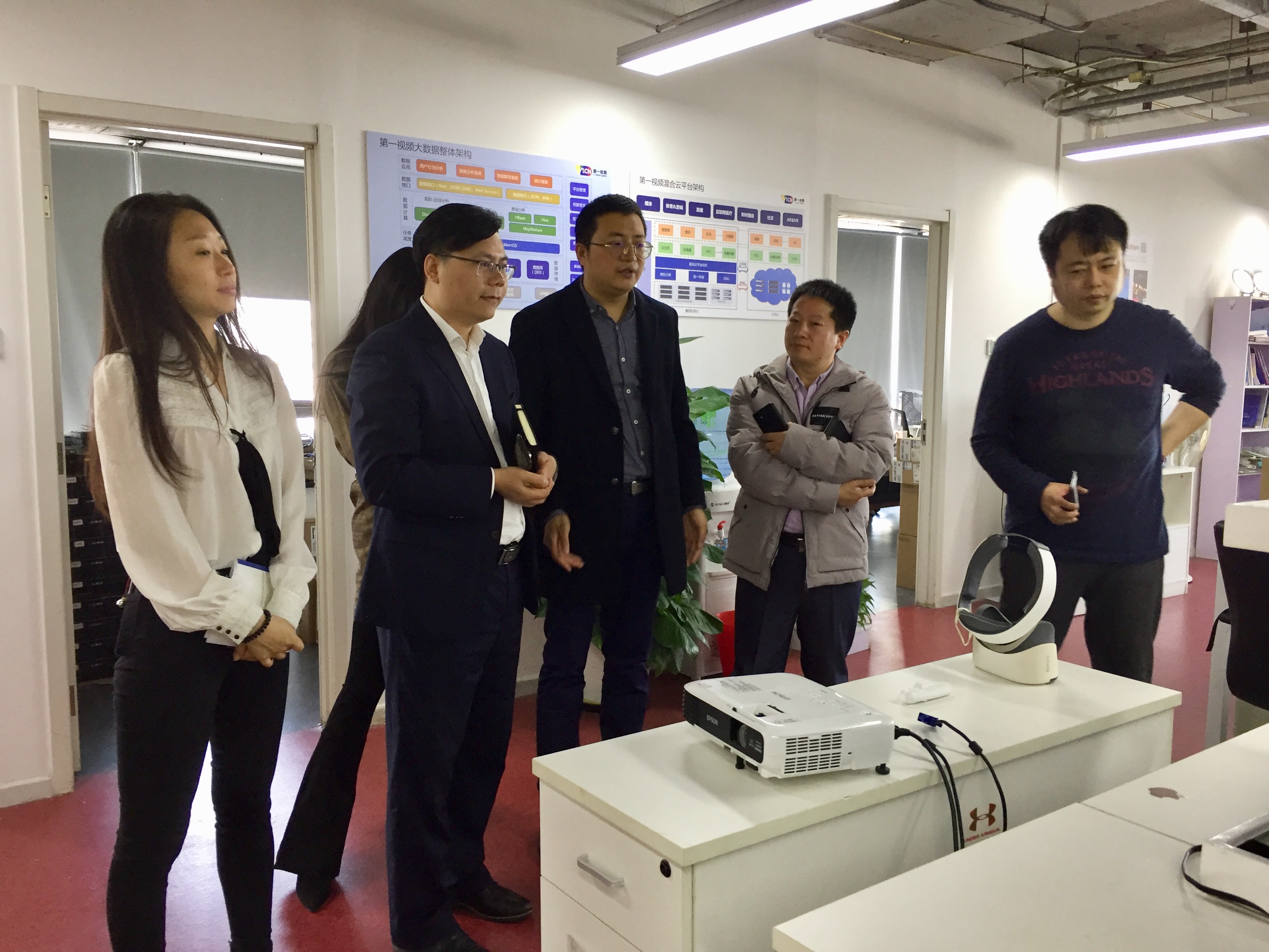 朝陽區總部企業聯合會熊申坤秘書長一行走訪第一視頻集團(圖4) 朝陽區總部企業聯合會熊申坤秘書長一行走訪第一視頻集團(圖4)